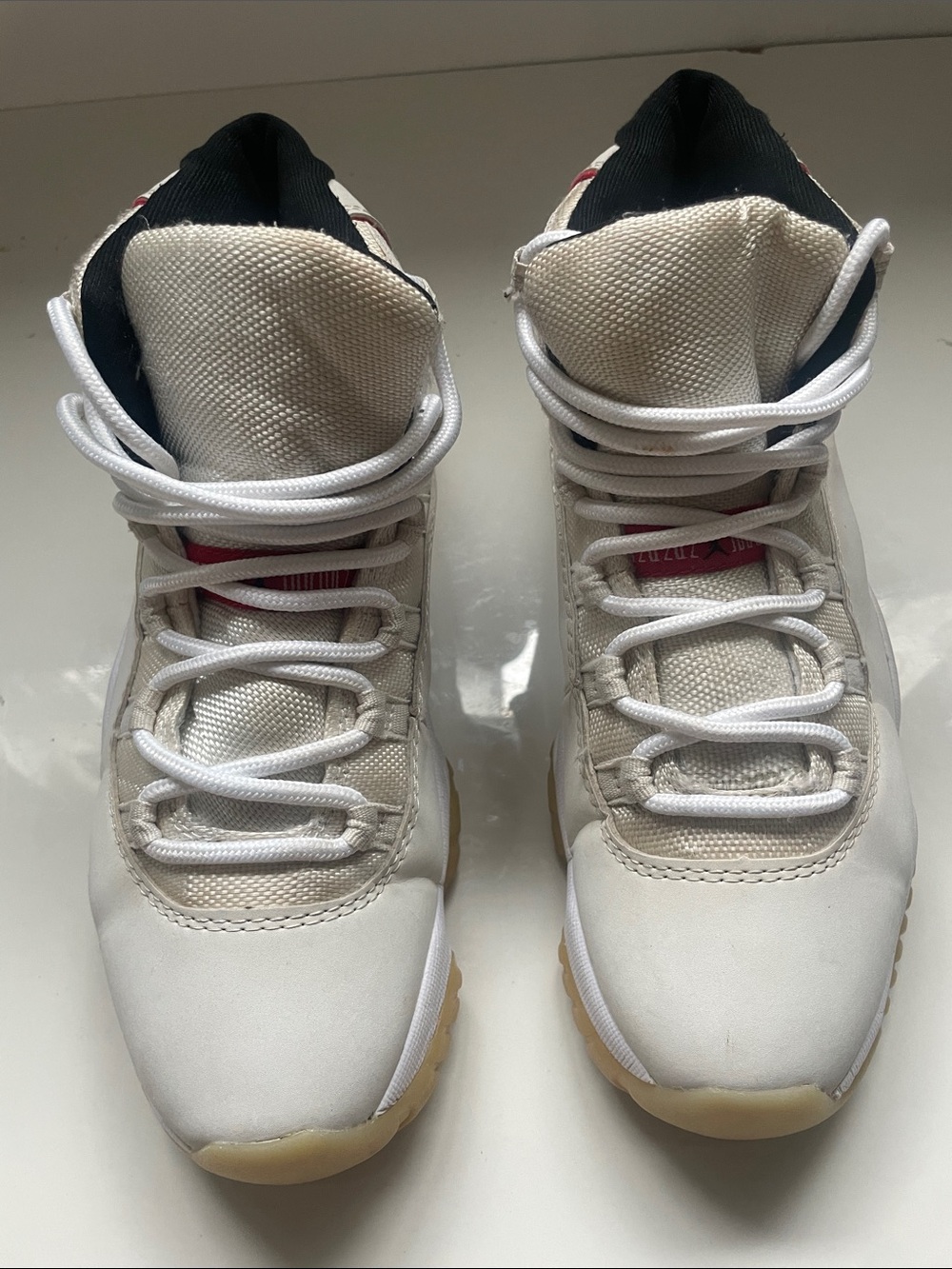 Nike Air Jordan 1 Retro (GS) Piatinum tint white sz 7